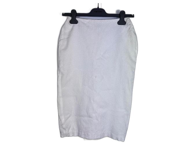 Saia lápis branca Tom Ford de viscose Branco