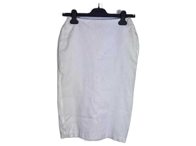 Tom Ford Skirts White Viscose  ref.1064251