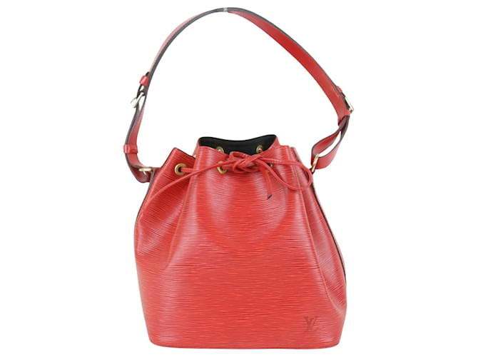 Louis Vuitton Petit Noé Red Leather  ref.1064300