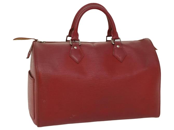 Louis Vuitton Epi Speedy 30 Hand Bag Castilian Red M43007 LV Auth 52799 Leather  ref.1064437