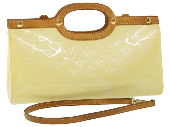 Roxbury patent leather bag Louis Vuitton Yellow in Patent leather