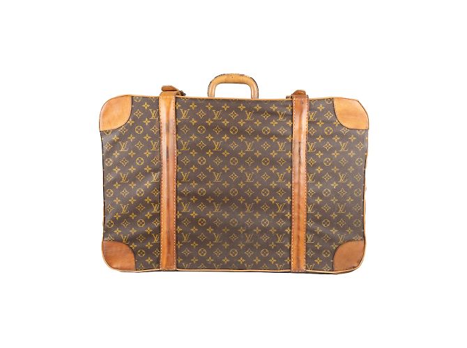 LOUIS VUITTON Monograma Stratos 60 Mala de viagem Marrom