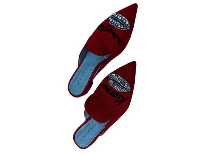 Chiara Ferragni Penelope Mules Red