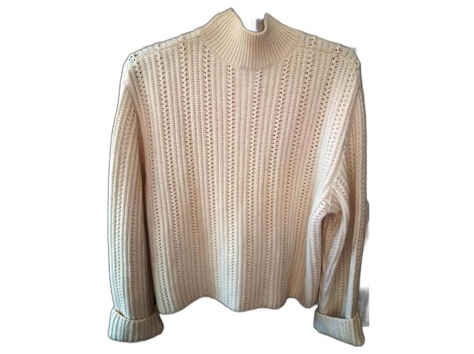 Cacharel weißer Wollpullover 