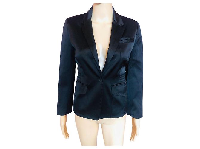 JUST CAVALLI  Jackets T.fr 36 Viscose Black