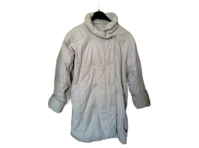 Weill Manteaux, Vêtements d'extérieur Polyester Polyamide Beige Blanc cassé  ref.1064812