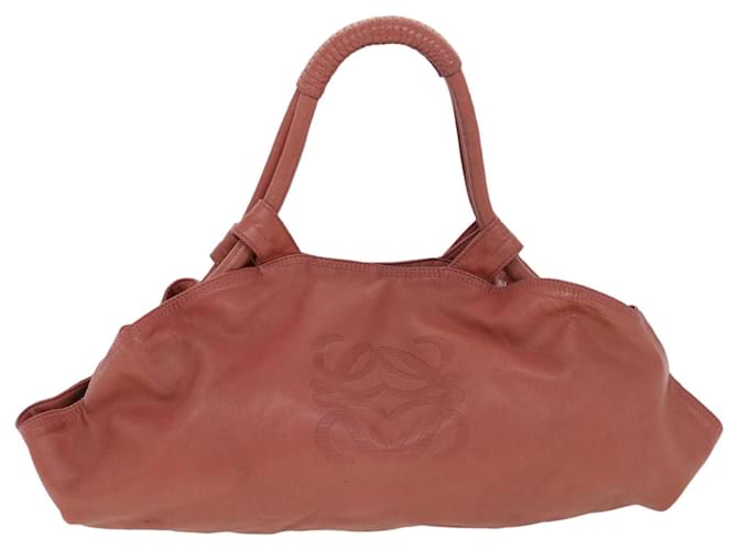 LOEWE Shoulder Bag Leather Pink Auth am4088  ref.1064864