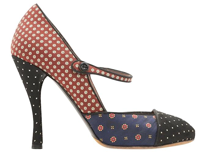 Tabitha Simmons Zapatos de tacón florales bordados  ref.1064907