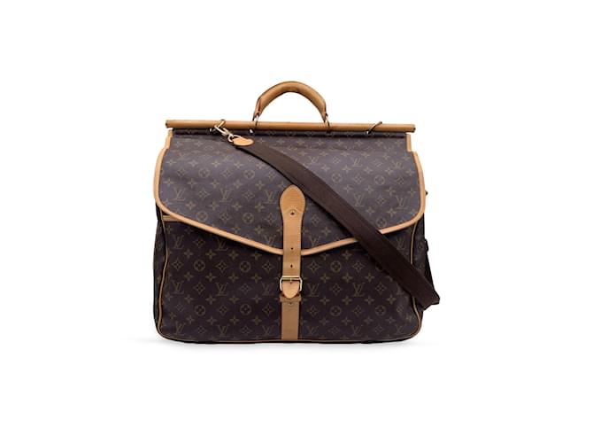 Louis Vuitton Vintage Monogram Canvas Garment Bag Chasse M41140 Brown Cloth  ref.1064971