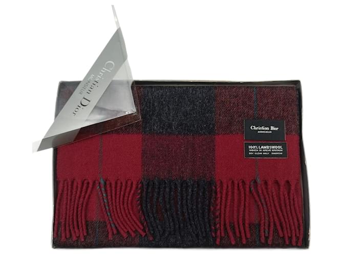 Christian Dior men's scarf in pure wool - new Multiple colors  ref.1064974