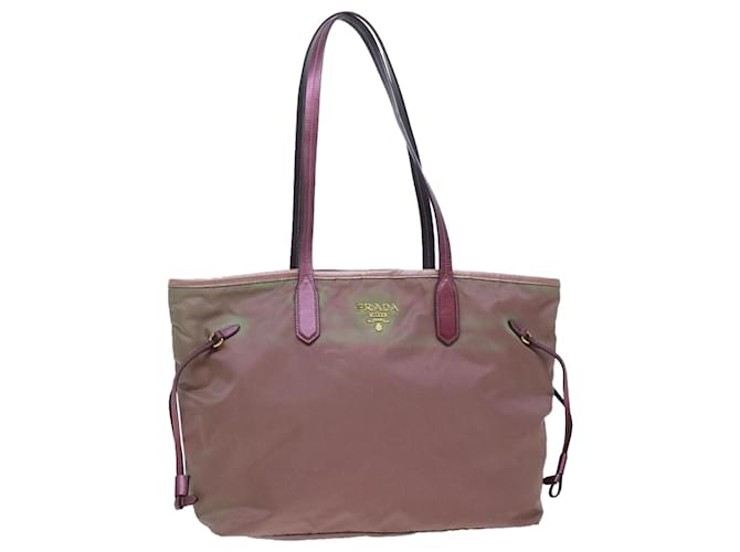 PRADA Tote Bag Nylon Pink Auth bs6071  ref.1065037
