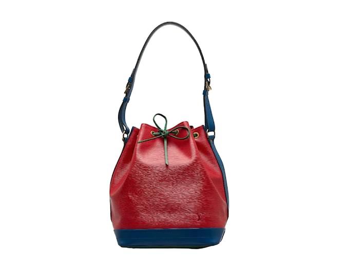 Louis Vuitton Epi Noe Tricolor M44084 Red Leather Pony-style calfskin  ref.1065525