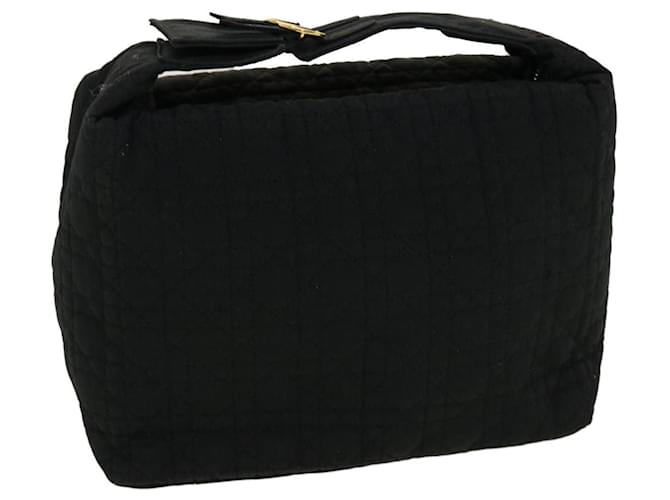 Bolsa de mão Christian Dior Nylon Black Auth 42707 Preto  ref.1065577
