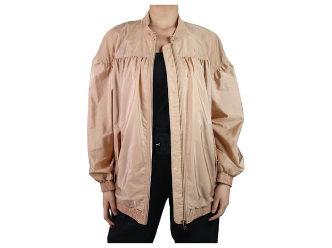 Burberry Pink rain jacket - size UK 10 Polyamide  ref.1065644
