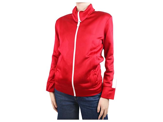 Burberry Red zipped high-neck jacket - size XS Polyamide  ref.1065645