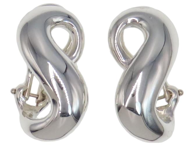 Tiffany & Co Infinity Silvery Silver  ref.1065786
