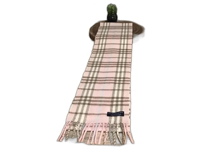 Burberry Scarf Pink Cashmere  ref.1065849