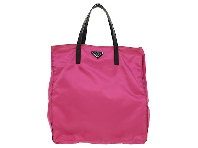 Tote Prada Tessuto Pink Synthetisch  ref.1065903