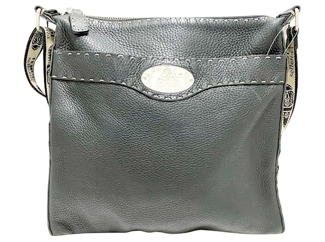 Fendi Selleria Black Leather  ref.1065918