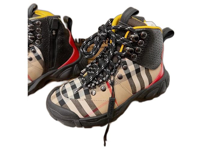 Bottines Burberry en cuir enfant Multicolore