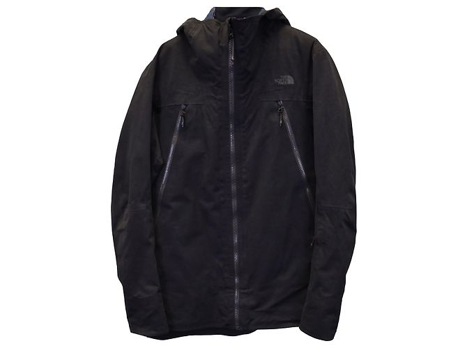 The North Face x Barney's XO Softshell-Kapuzenjacke aus schwarzem Polyester