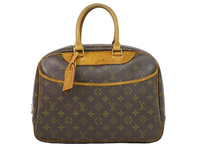 Louis Vuitton Deauville Brown Cloth  ref.1066148