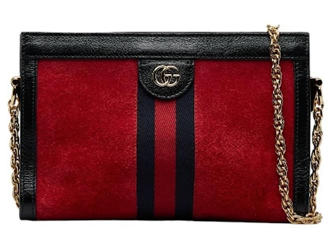 Gucci Ophidia Cuir Rouge  ref.1066214