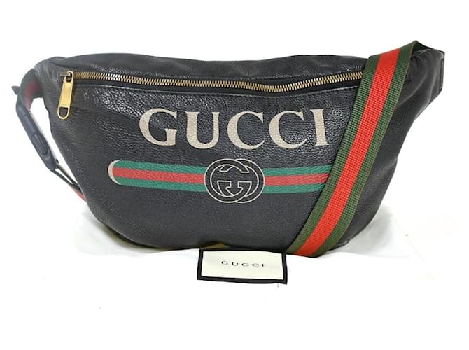 Gucci Sherry Navy blue Leather  ref.1066256
