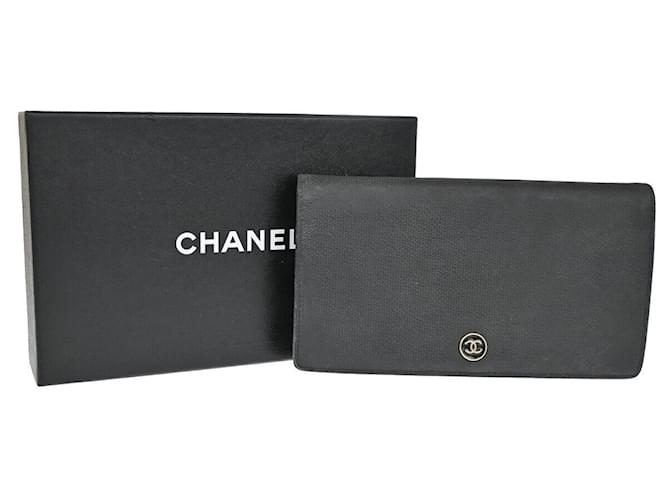 Chanel Black Leather  ref.1066266