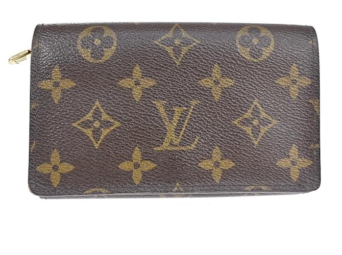Louis Vuitton Trésor Brown Cloth  ref.1066278
