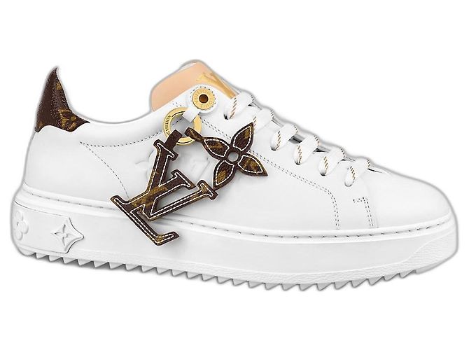 Louis Vuitton Time Out Sneaker weiß Leder