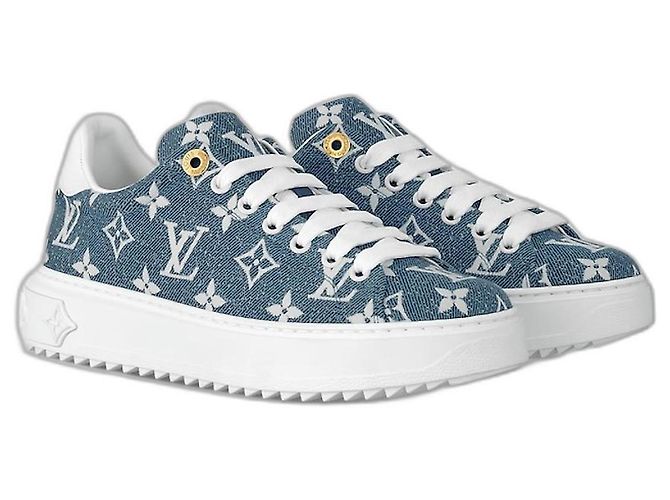 Louis Vuitton Baskets LV Denim Time Out Bleu