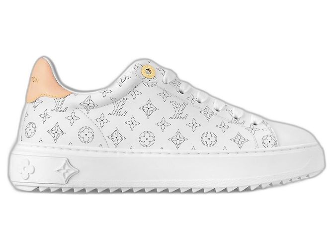 Louis Vuitton Time Out Sneaker weiß Leder