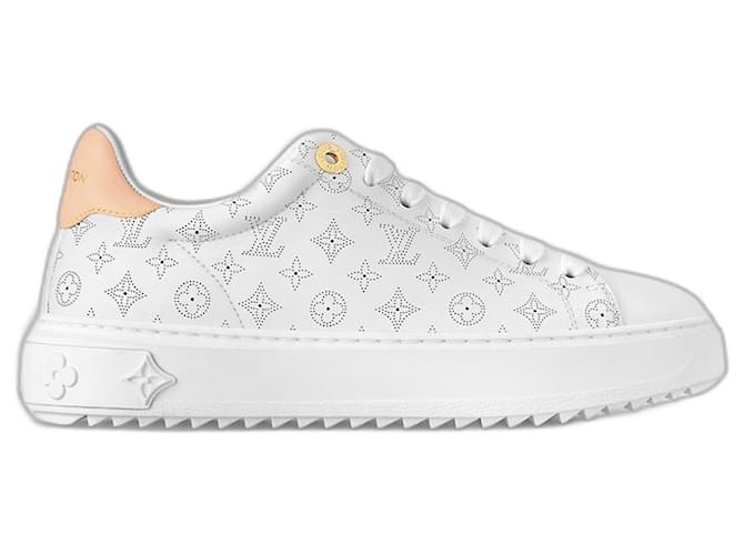 Louis Vuitton LV Time Out trainers White Leather  ref.1066281