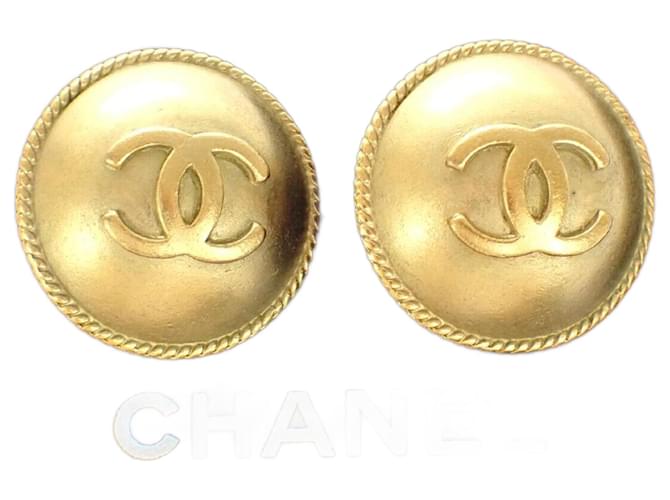 Timeless Chanel COCO Mark Dourado Banhado a ouro  ref.1066293
