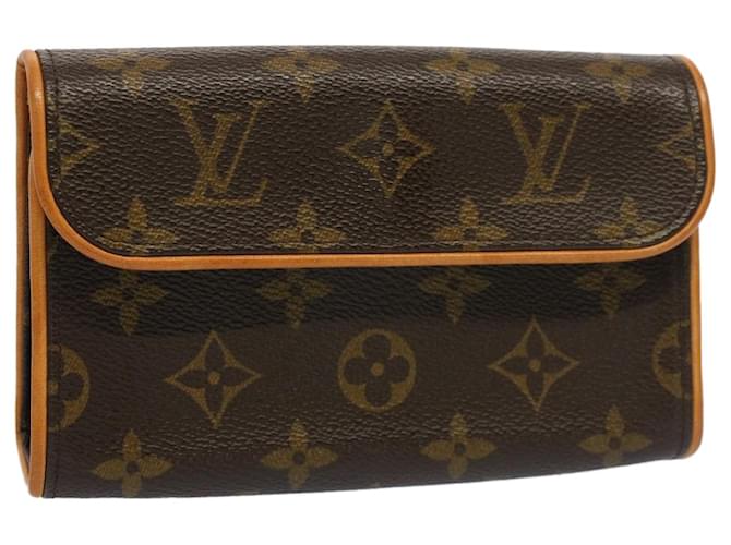 LOUIS VUITTON Monogram Pochette Florentine Waist bag M51855 LV Auth rd5796 Cloth  ref.1066438