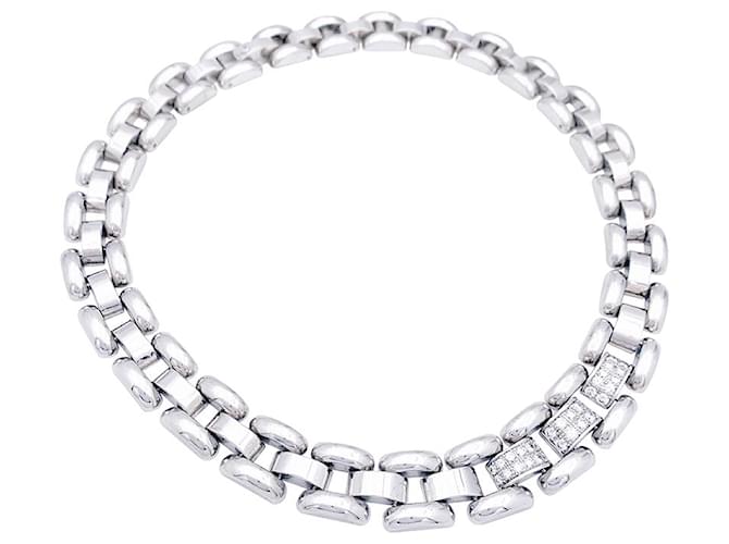 Collar chopard, “La Strada”, ORO BLANCO, diamantes.  ref.1066453
