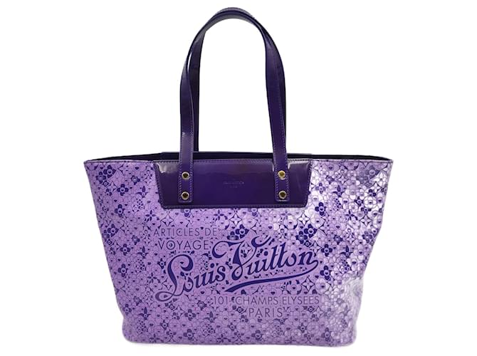 Bolsa Louis Vuitton Edição Limitada x Takashi Murakami Cosmic Purple Roxo Plástico  ref.1066696