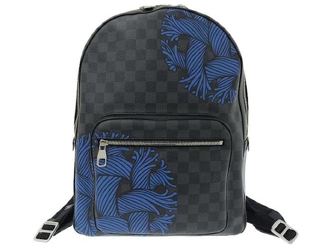Louis Vuitton Damier Graphite Nemeth Josh Backpack N41712 Black Cloth  ref.1066765