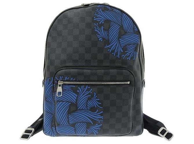 Louis Vuitton Damier Graphite Nemeth Josh Backpack in Very Good Condition Black
