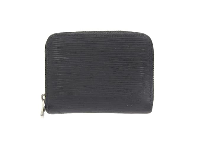 Louis Vuitton Epi Zippy Coin Purse  M60152 Black Leather  ref.1066785