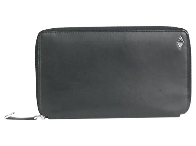 Cartier Reisetasche aus schwarzem Leder  ref.1066845