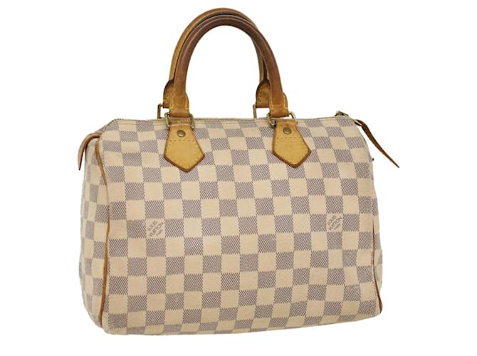 Louis Vuitton Damier Azur Speedy 25 Hand Bag N41534 LV Auth 53125  ref.1067443