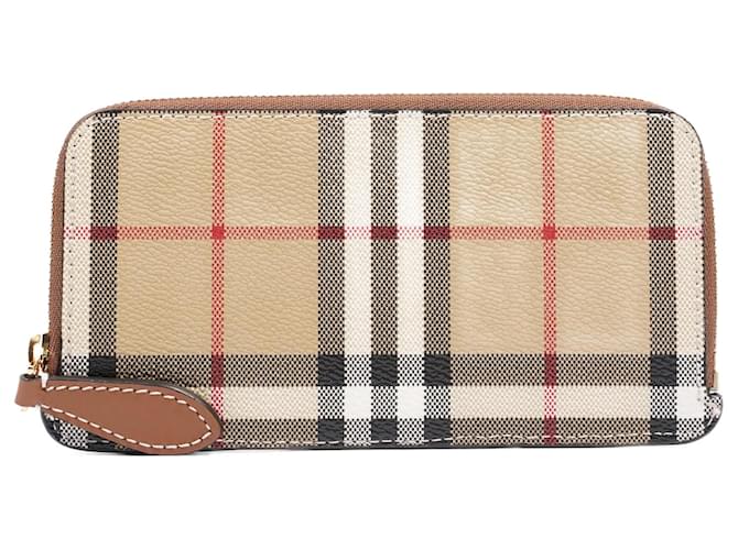 Wallets & purses Burberry - Vintage check leather bifold wallet