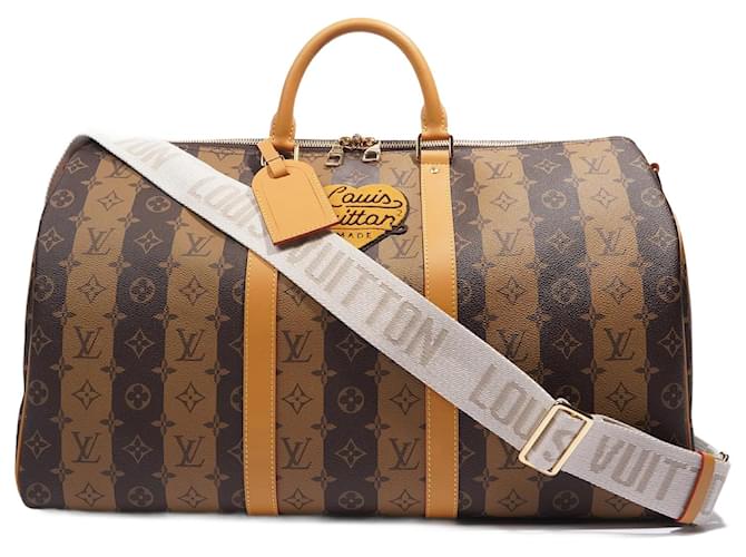 Handbags Louis Vuitton Louis Vuitton x Nigo Keepall Bandouliere Reverse Monogram Canvas 50