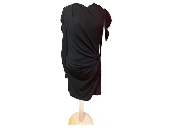 Isabel Marant Schwarzes Stretchkleid aus Wolle