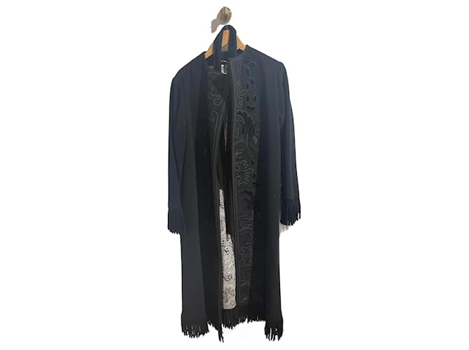 ETRO  Coats T.it 40 cotton Black  ref.1067830