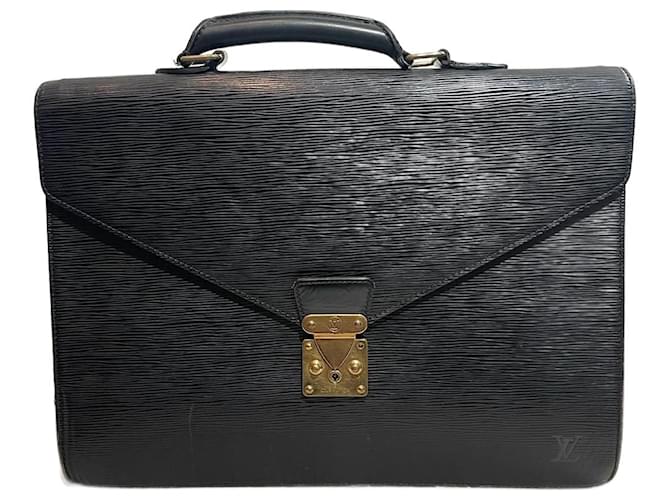 LOUIS VUITTON  Handbags T.  leather Black  ref.1067834
