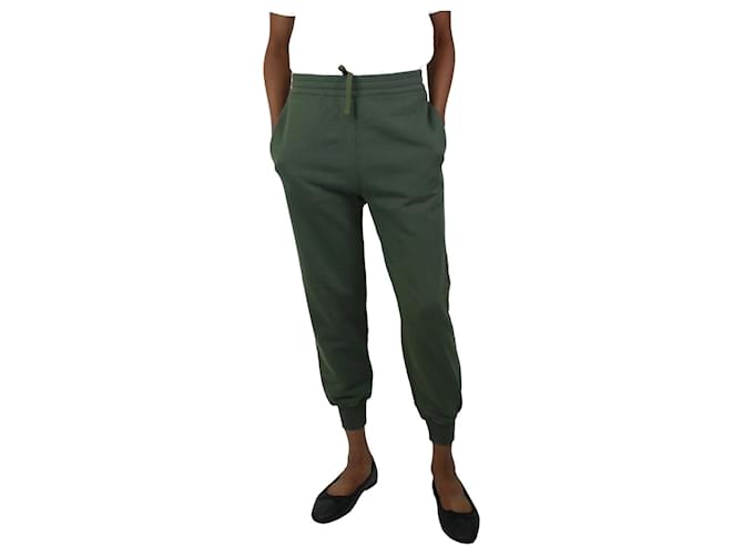 Alexander Mcqueen Jogger vert taille élastiquée - taille IT 38 Coton  ref.1068283