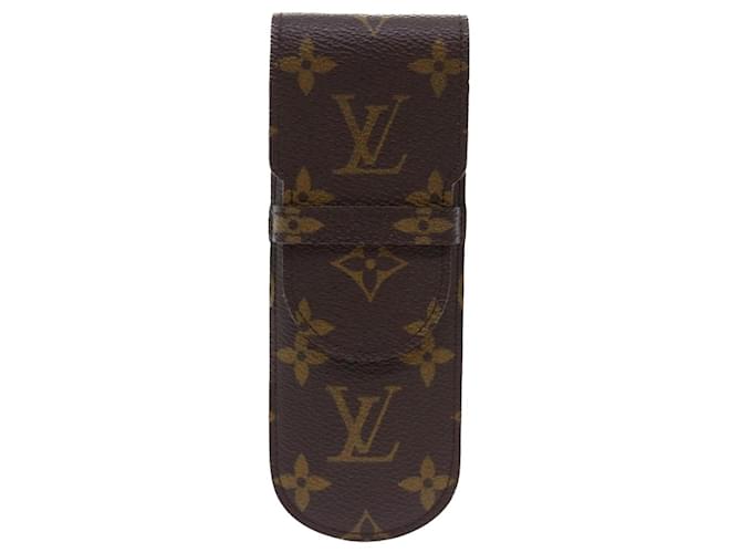 Louis Vuitton Etui à lunettes Brown Cloth  ref.1068451